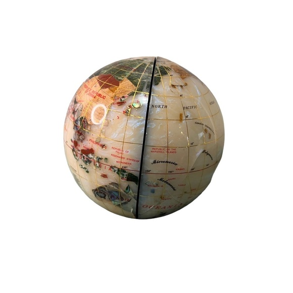 Vintage Globe Mini Book Ends - Picture 1 of 10